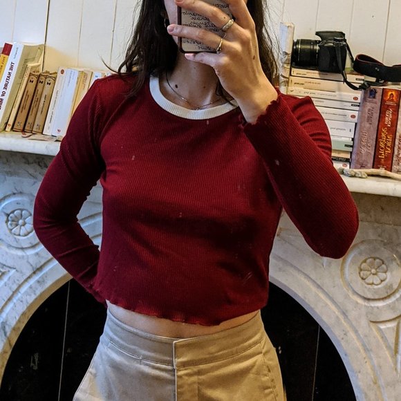 Long sleeves crop top - Picture 2 of 3